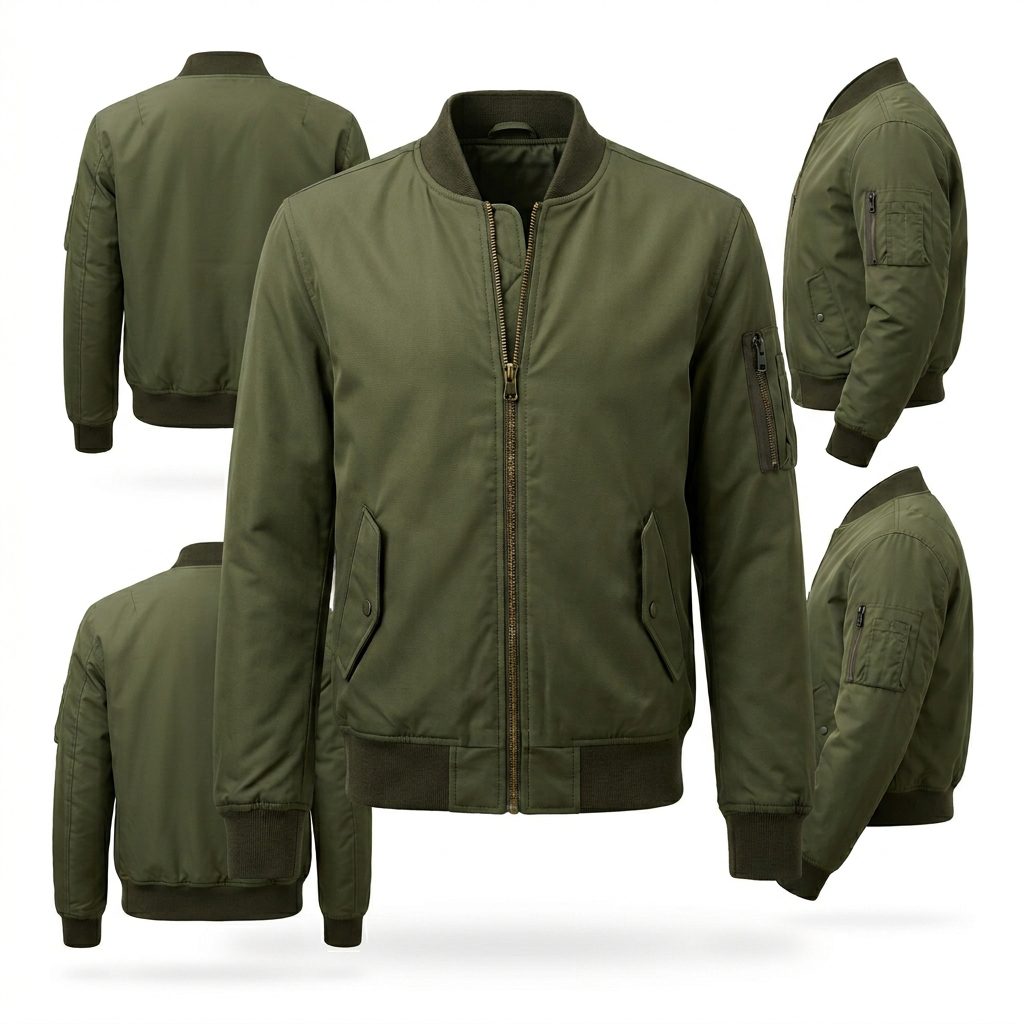 Premium Bomber Jacket – Modern Casual & Lifestyle Outerwear - Image 3