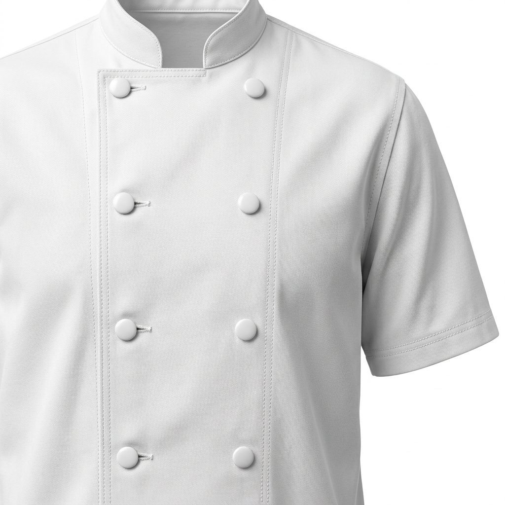 Premium Short Sleeve Chef Coat – Professional Culinary Workwear - Image 4
