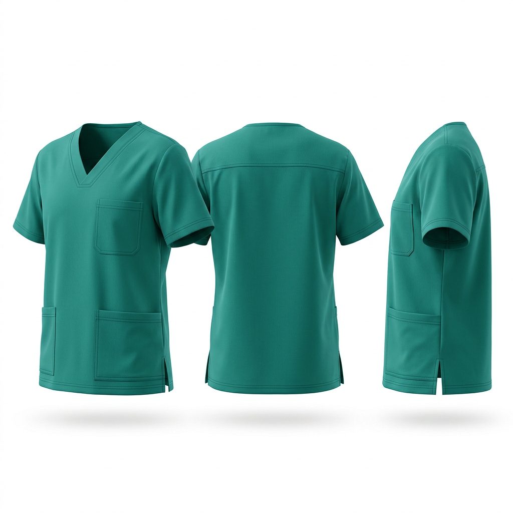 Premium Medical Scrub Top – Professional Healthcare Workwear - Image 3