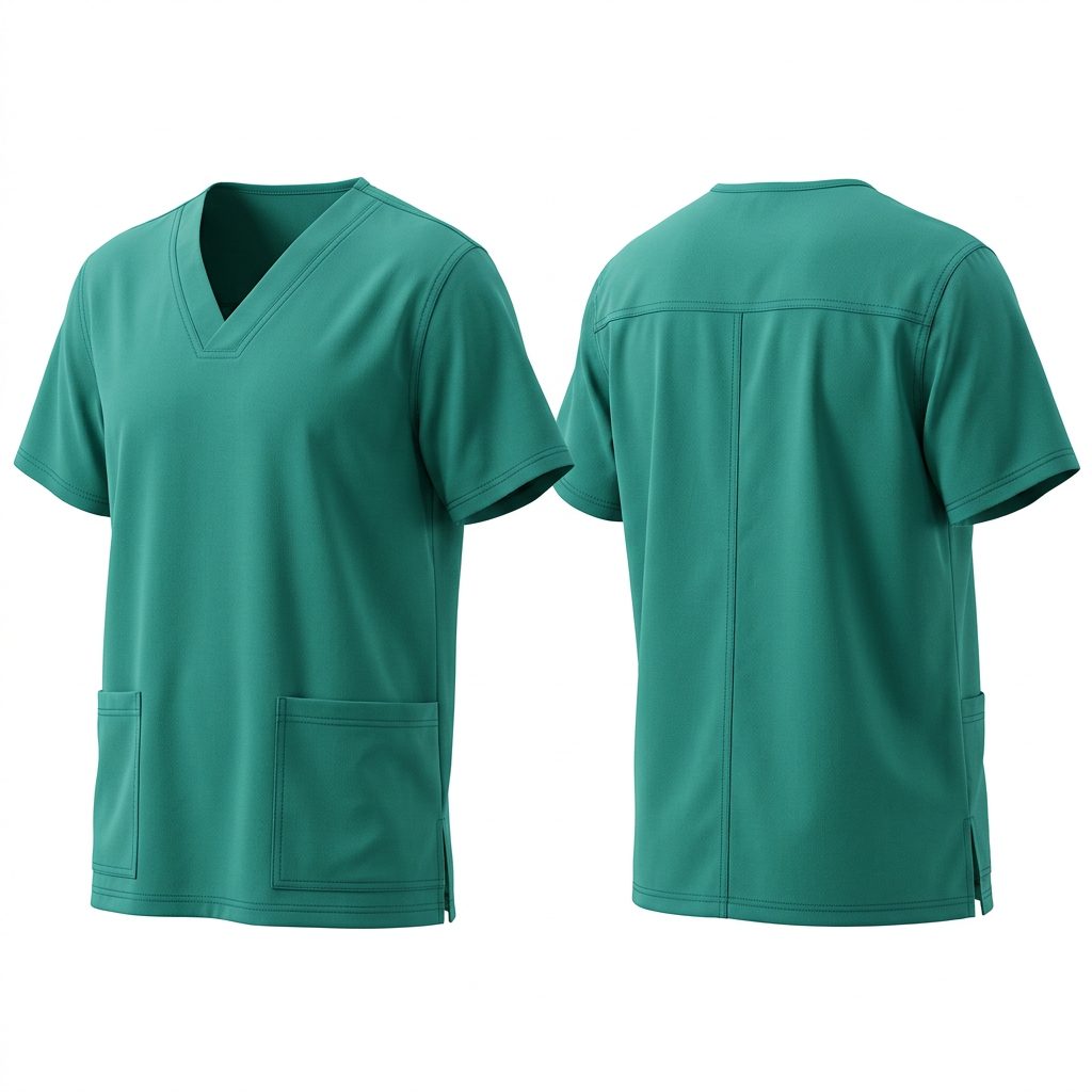 Premium Medical Scrub Top – Professional Healthcare Workwear - Image 2