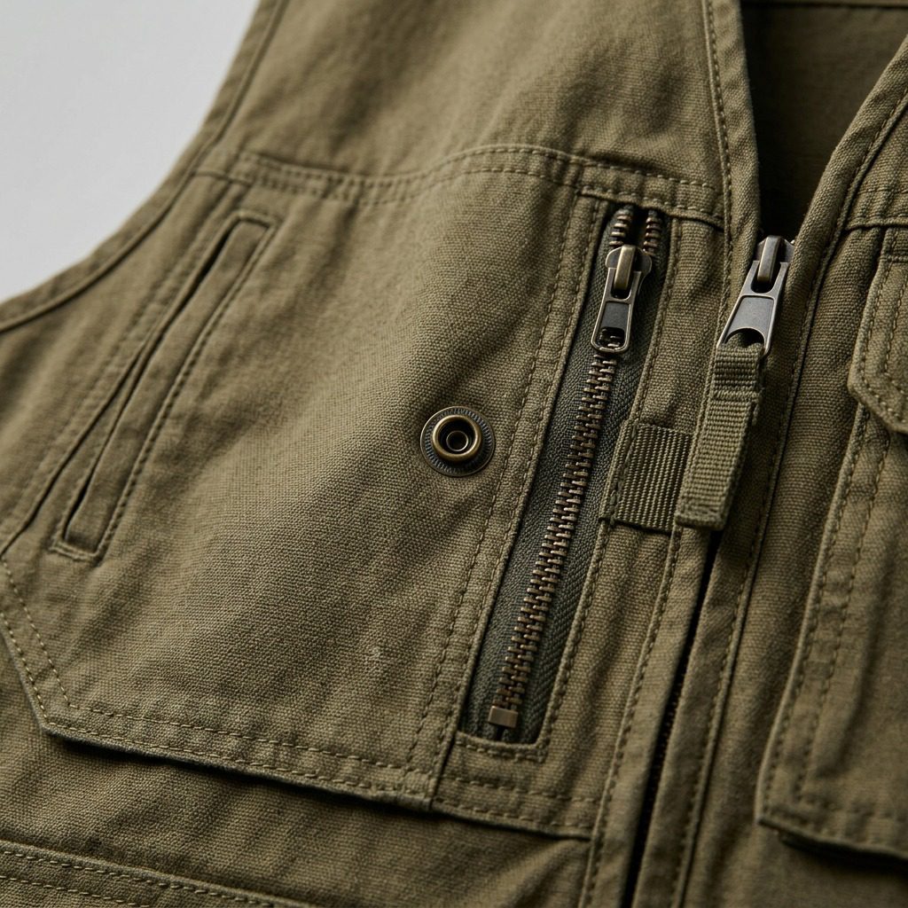 Premium Cargo Vest – Professional Utility & Field Workwear - Image 3