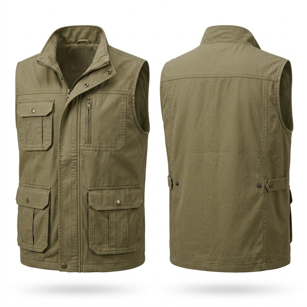Premium Cargo Vest – Professional Utility & Field Workwear - Image 4
